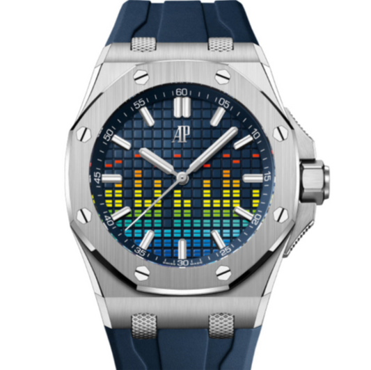 Audemars Piguet Royal Oak Offshore 43mm Blue Dial Titanium 15600TI.OO.A343CA.01