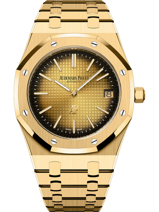 Audemars Piguet Royal Oak Jumbo Extra-Thin 39mm Yellow Gold Smoked Yellow Dial 16202BA.OO.1240BA.02