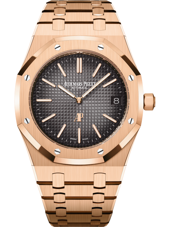 Audemars Piguet Royal Oak Jumbo Extra-Thin 39mm Rose Gold Grey Dial 16202OR.OO.1240OR.02