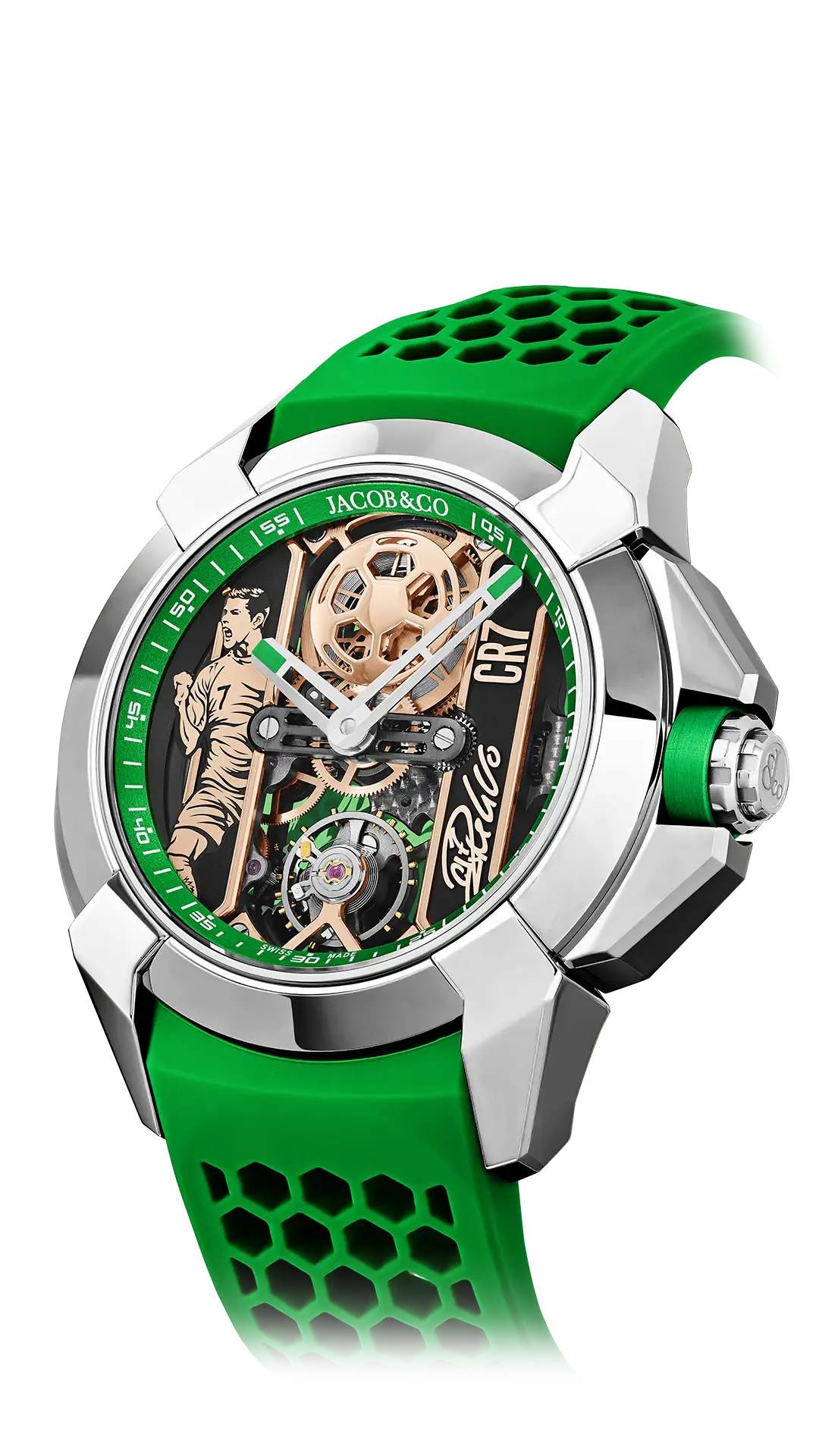 Epic X CR7 |  Heart of CR7 - Stainless Steel Jacob & Co.