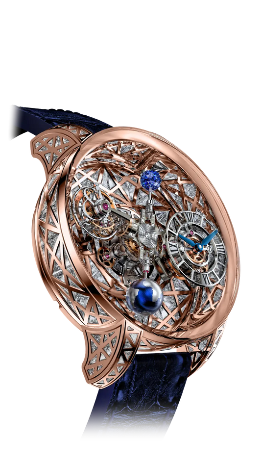 Astronomia Tourbillon Baguette |  Meteorite White Diamonds Jacob & Co.