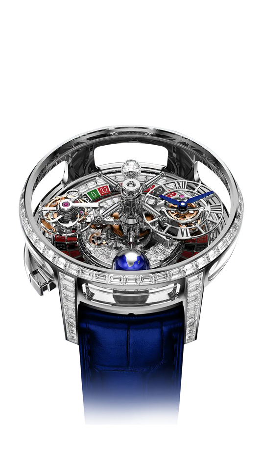 Astronomia Casino |  White Gold Baguette Jacob & Co.