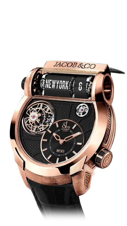 Epic SF24 Tourbillon |  Rose Gold Grid Dial Jacob & Co.