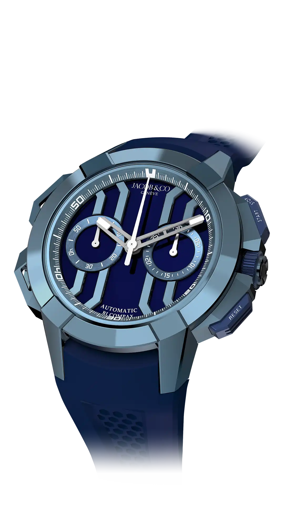 Epic X Chrono 44MM |  Blue Titanium Jacob & Co.