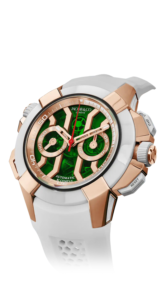 Epic X Chrono 47MM |  Green Dial (Rose Gold) Jacob & Co.