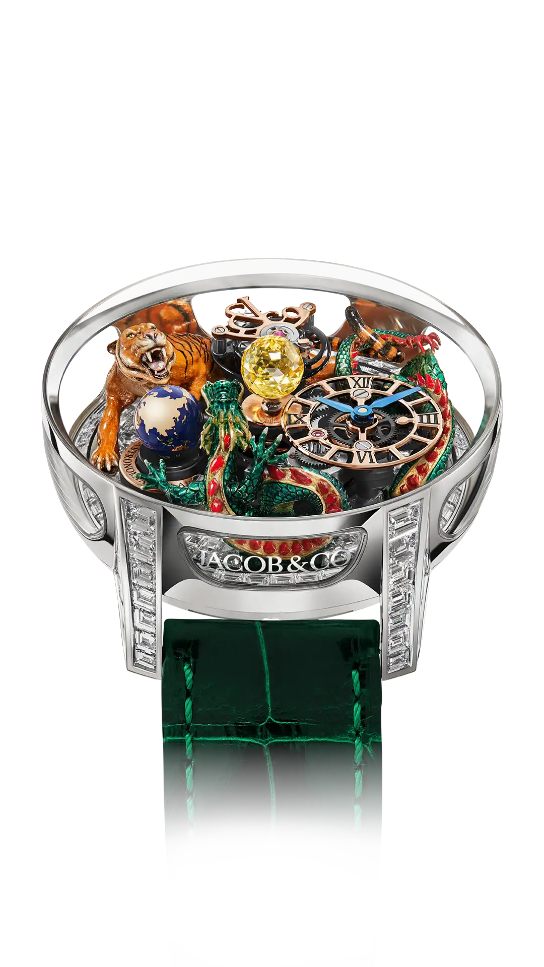 Astronomia Dragon |  Green Dragon & Tiger II Jacob & Co.