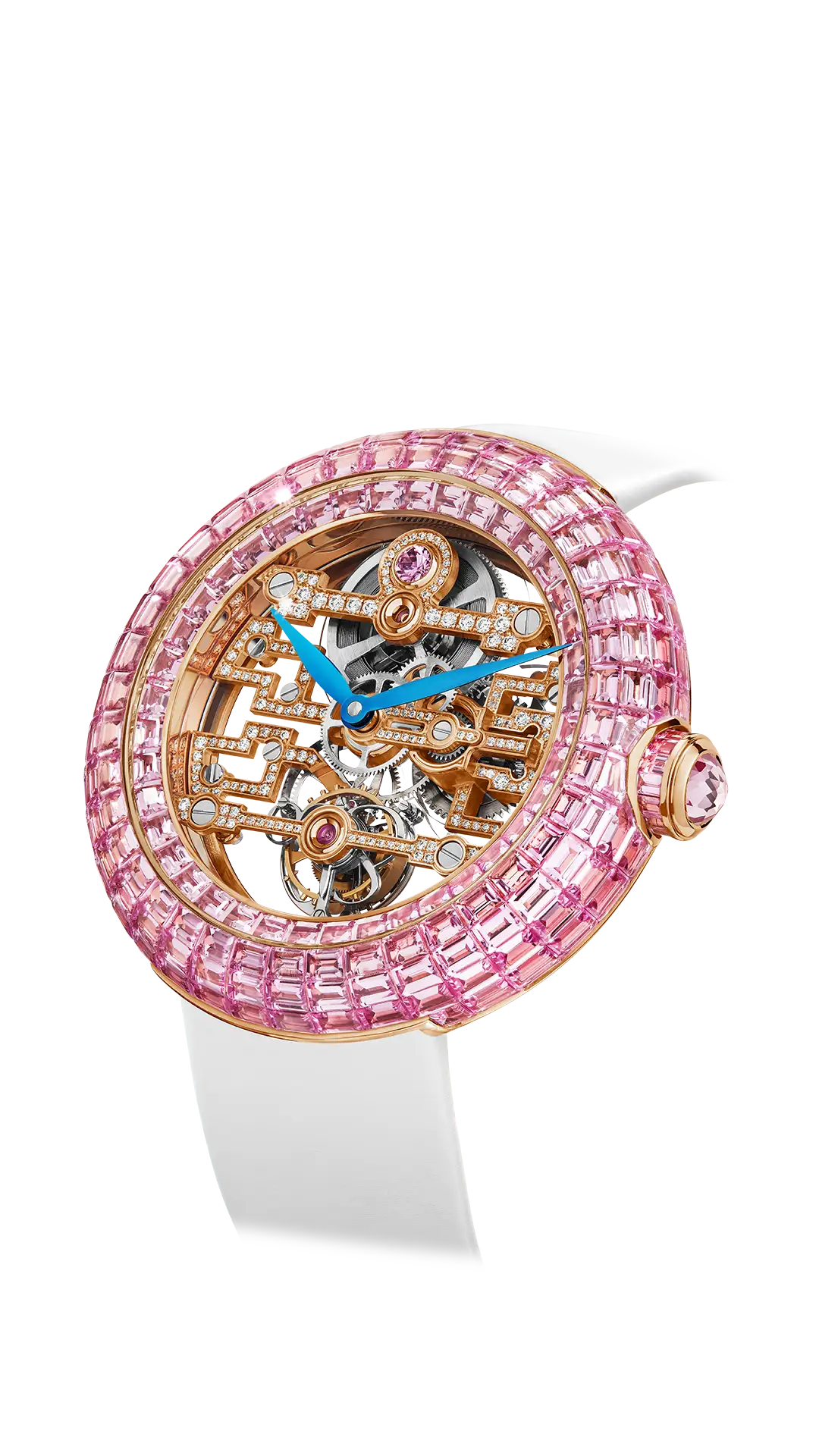 Brilliant Art Deco |  Pink Sapphire Jacob & Co.