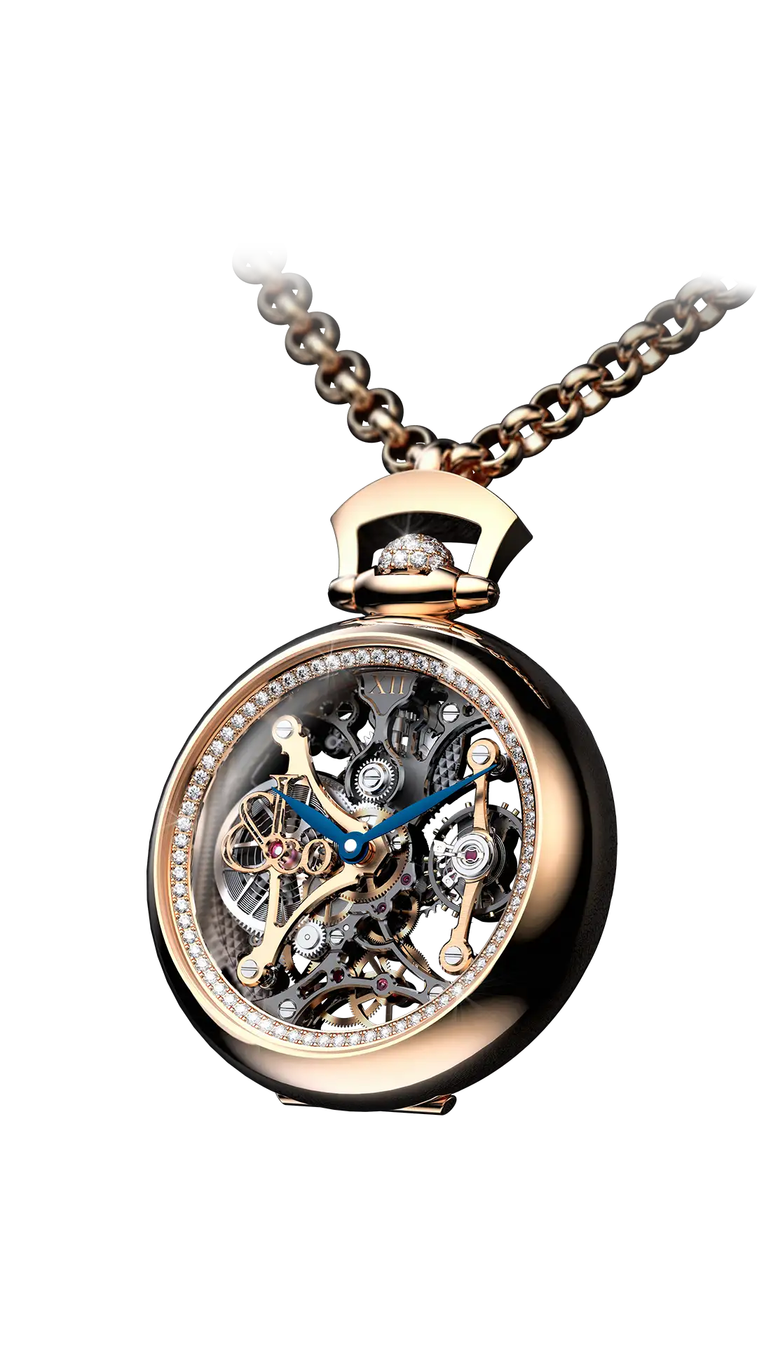 Brilliant Watch Pendant |  Clear Jacob & Co.