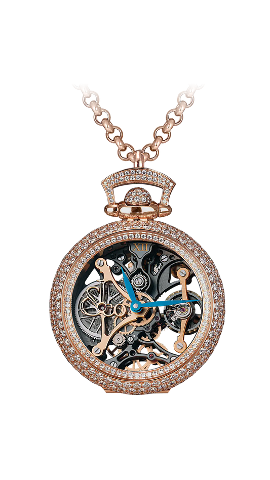 Brilliant Watch Pendant Northern Lights |  Clear Pavé Jacob & Co.