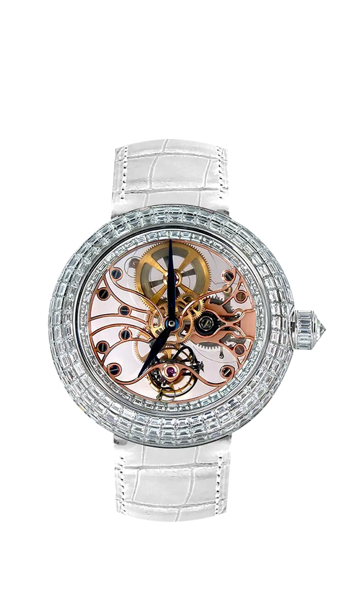 Brilliant Skeleton Baguette |  White Diamonds Jacob & Co.