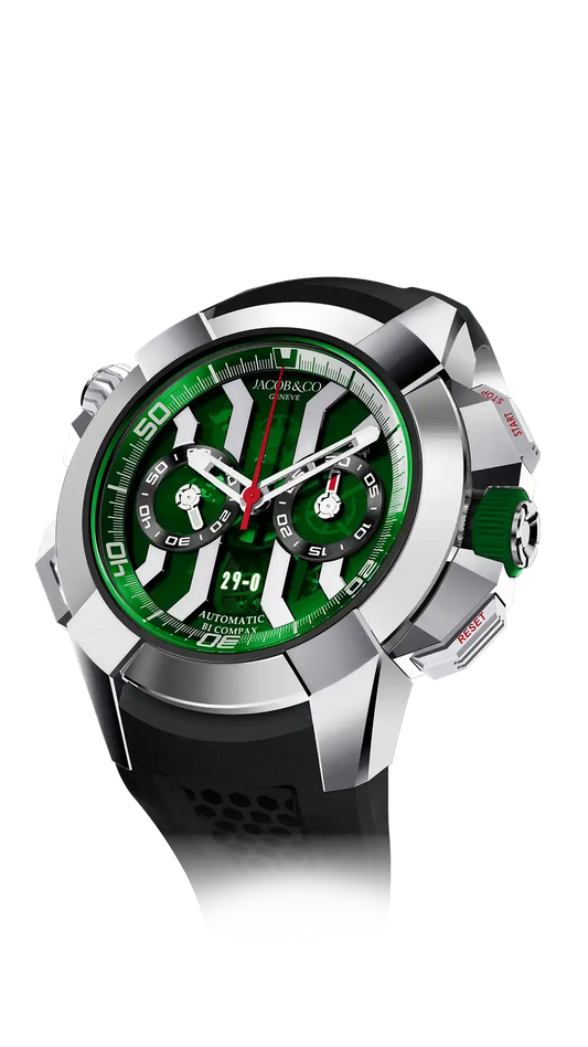 Epic X Chrono & Epic X Tourbillon Khabib |  Epic X Chrono Khabib in Titanium Jacob & Co.