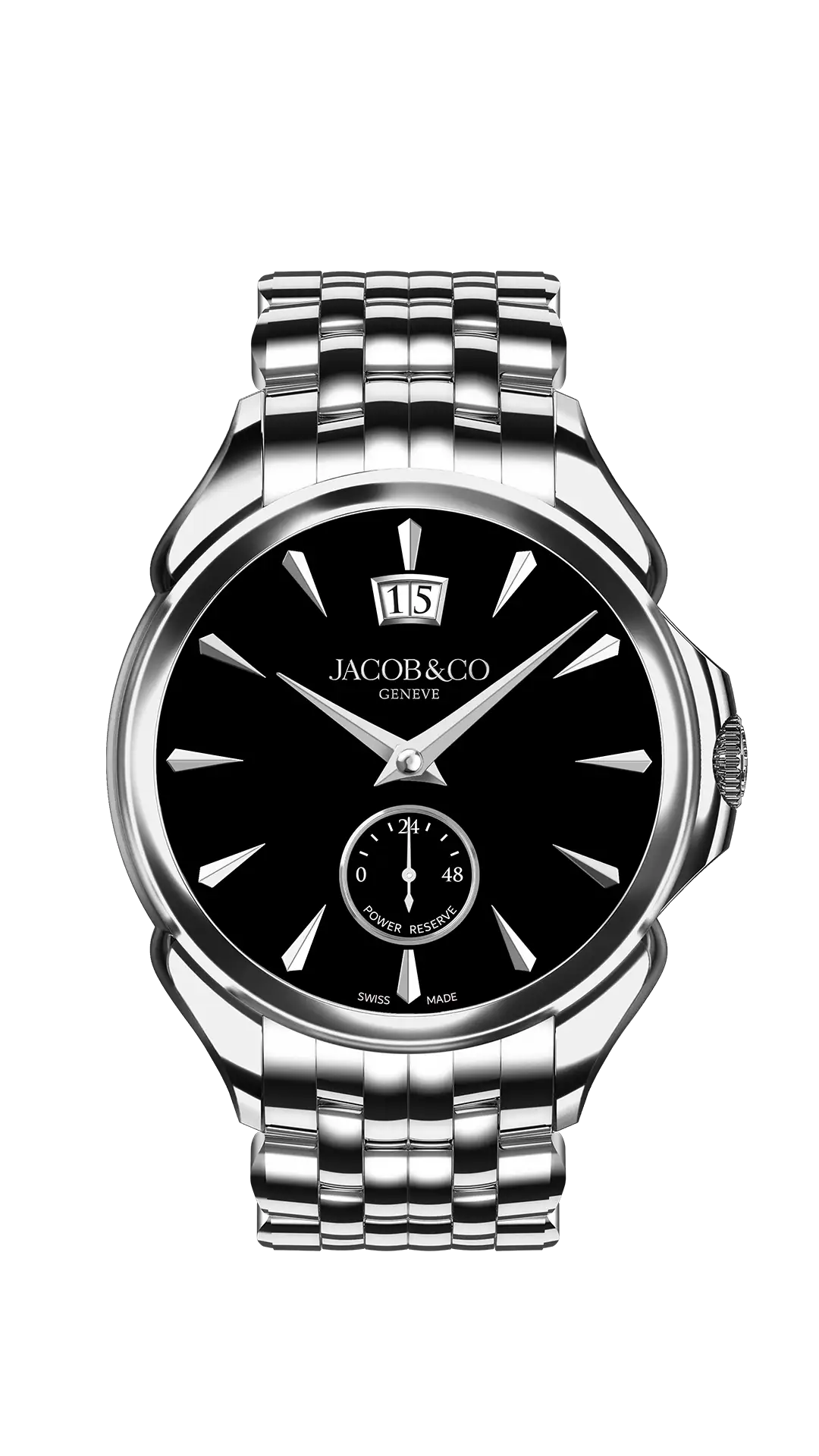 Palatial Classic |  Stainless Steel (Onyx Black) Bracelet Jacob & Co.