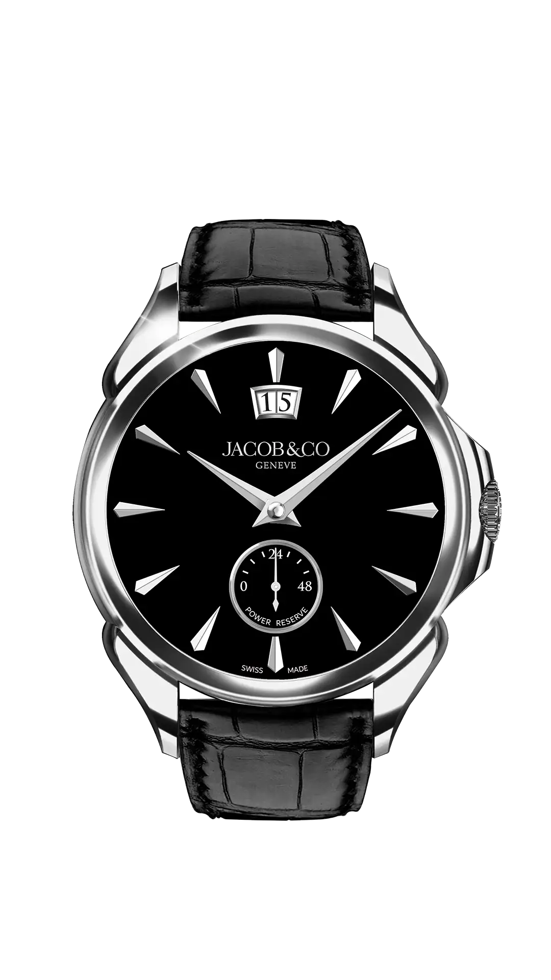 Palatial Classic |  Stainless Steel (Onyx Black) Jacob & Co.