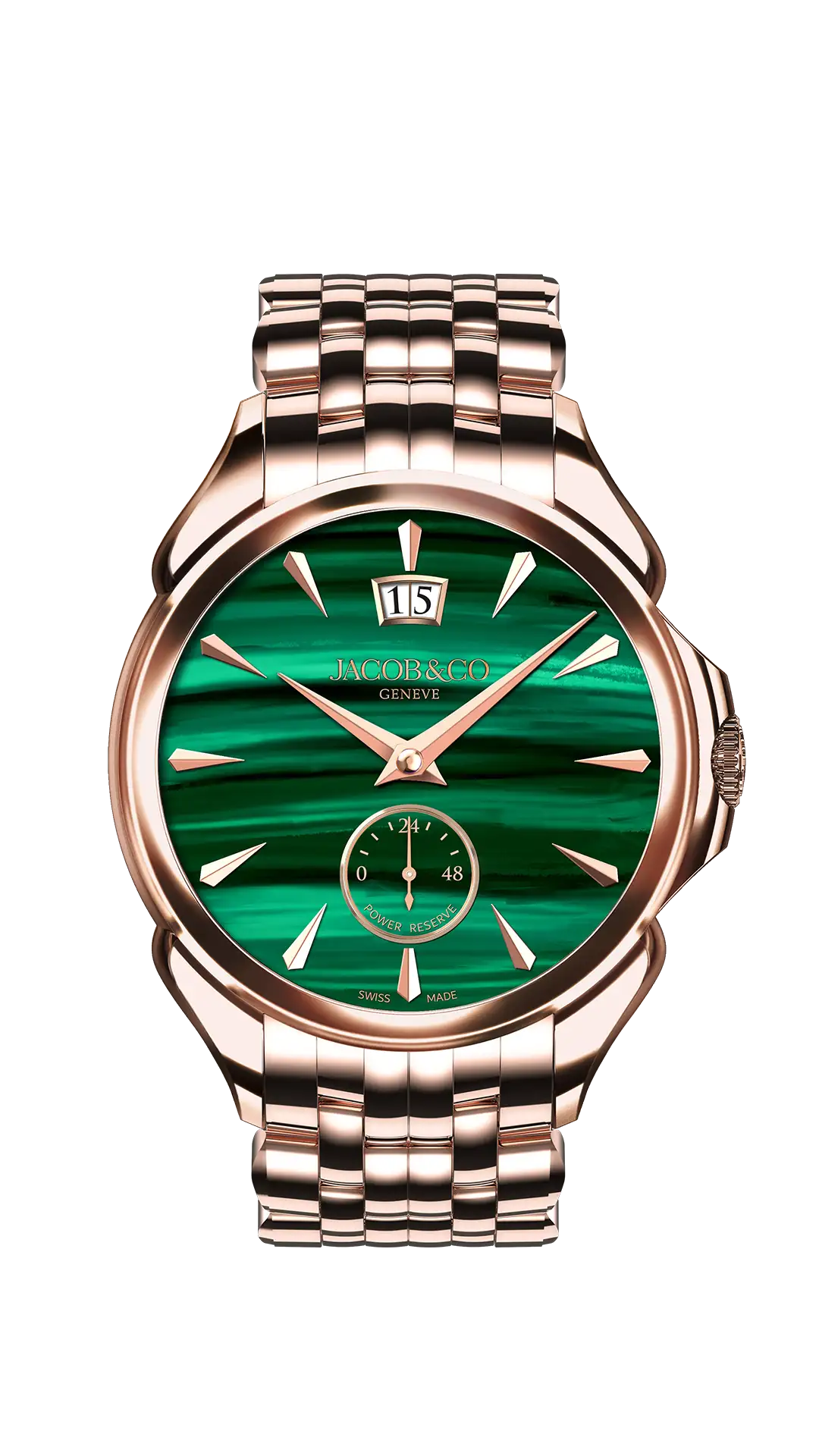 Palatial Classic |  Rose Gold (Malachite) Bracelet Jacob & Co.