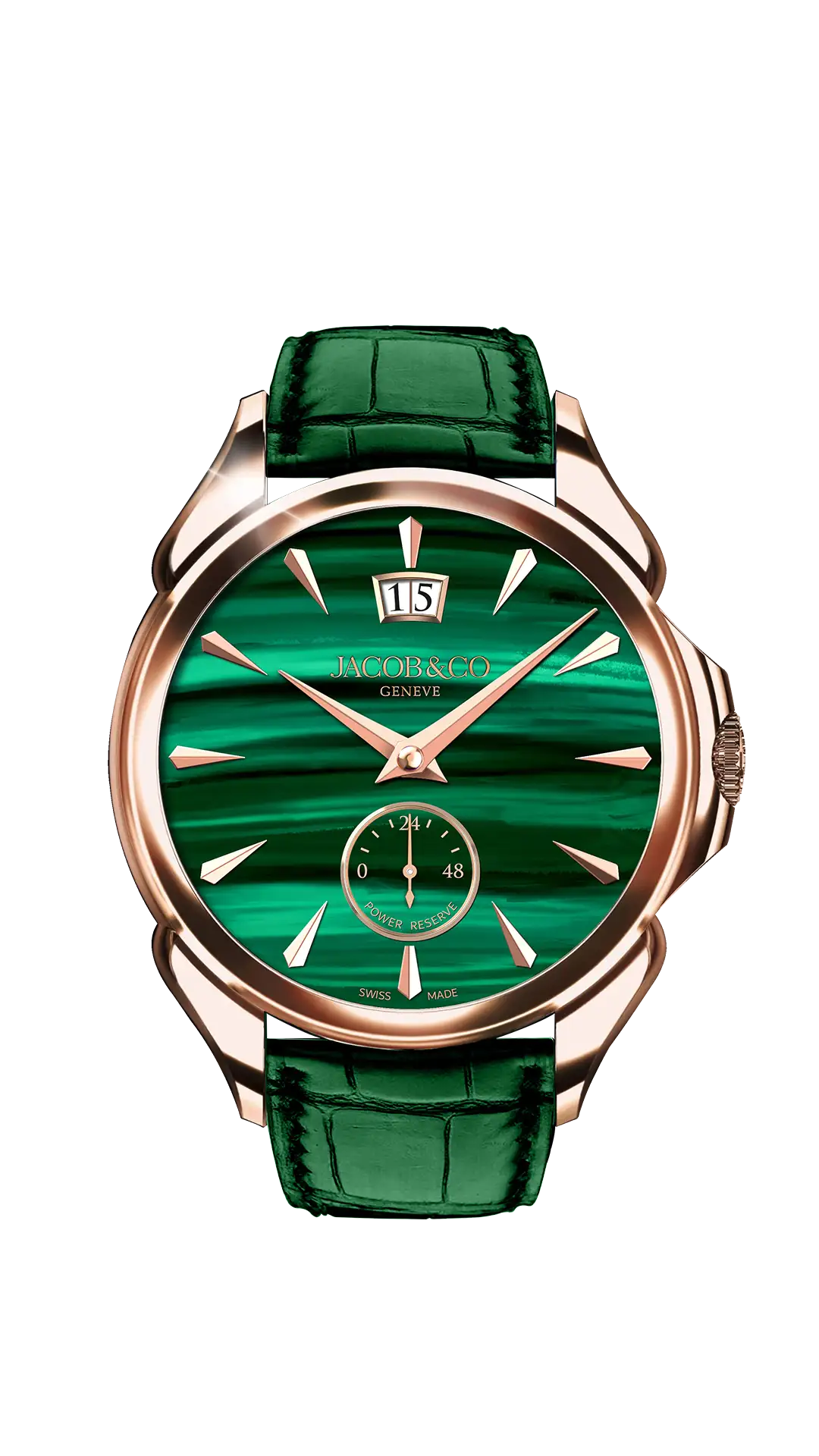 Palatial Classic |  Rose Gold (Malachite) Jacob & Co.