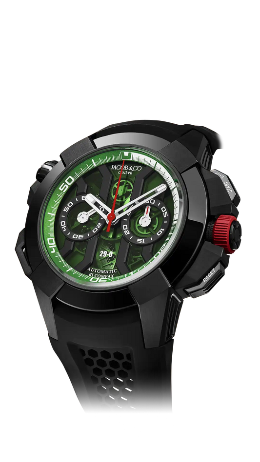 Epic X Chrono & Epic X Tourbillon Khabib |  Epic X Chrono Khabib in Black Titanium Jacob & Co.