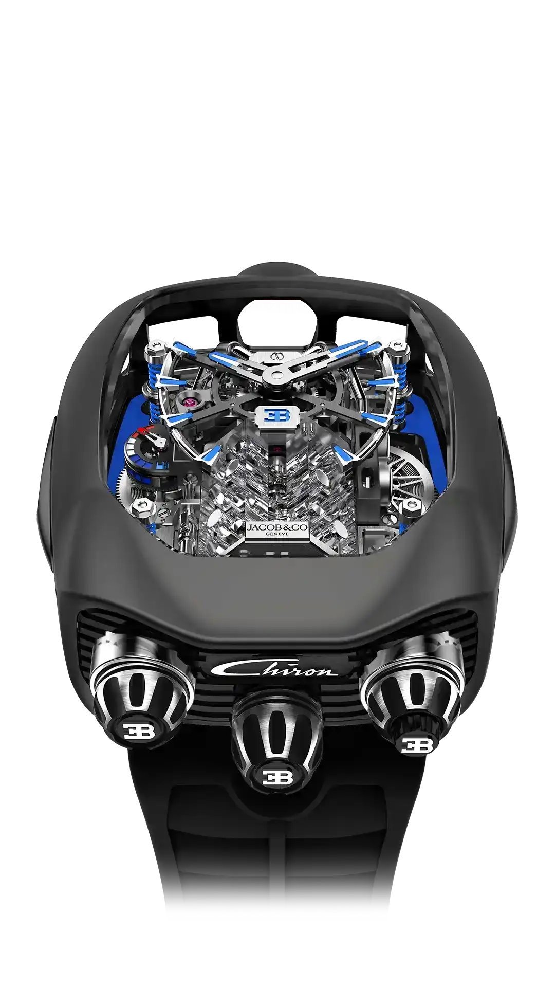 Bugatti Chiron Tourbillon ANTHRACITE TITANIUM | Jacob & Co.