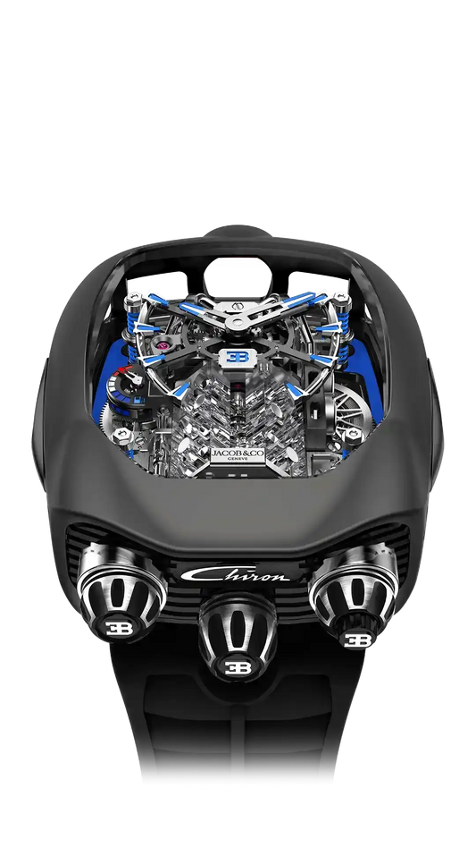 Bugatti Chiron Tourbillon ANTHRACITE TITANIUM | Jacob & Co.