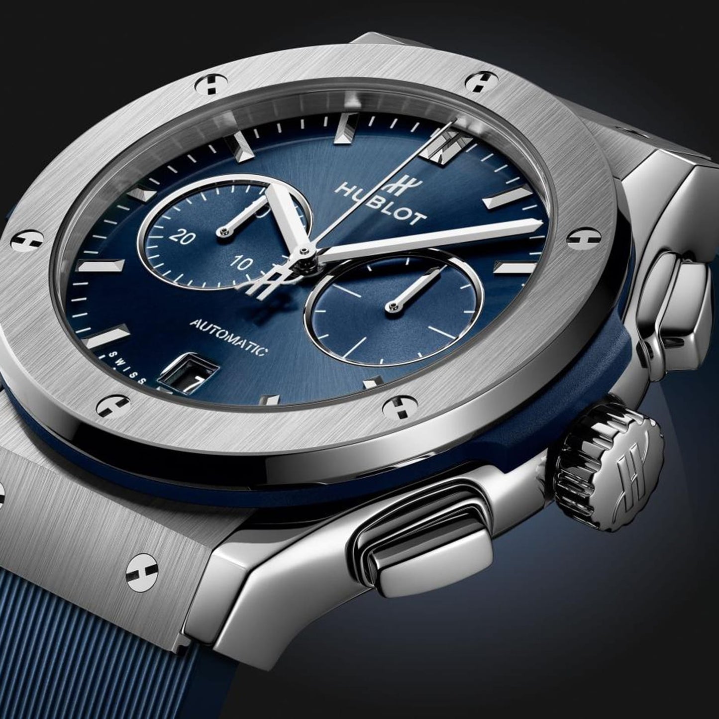 Classic Fusion Chronograph Titanium Blue