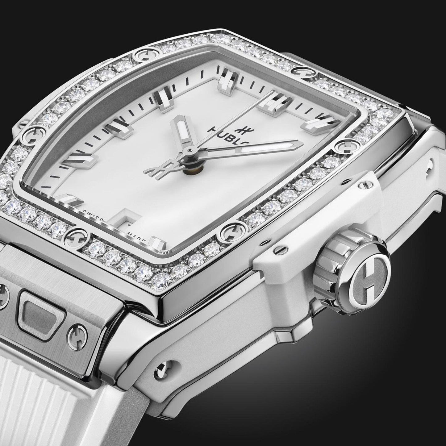 Spirit Of Big Bang Steel White Diamonds