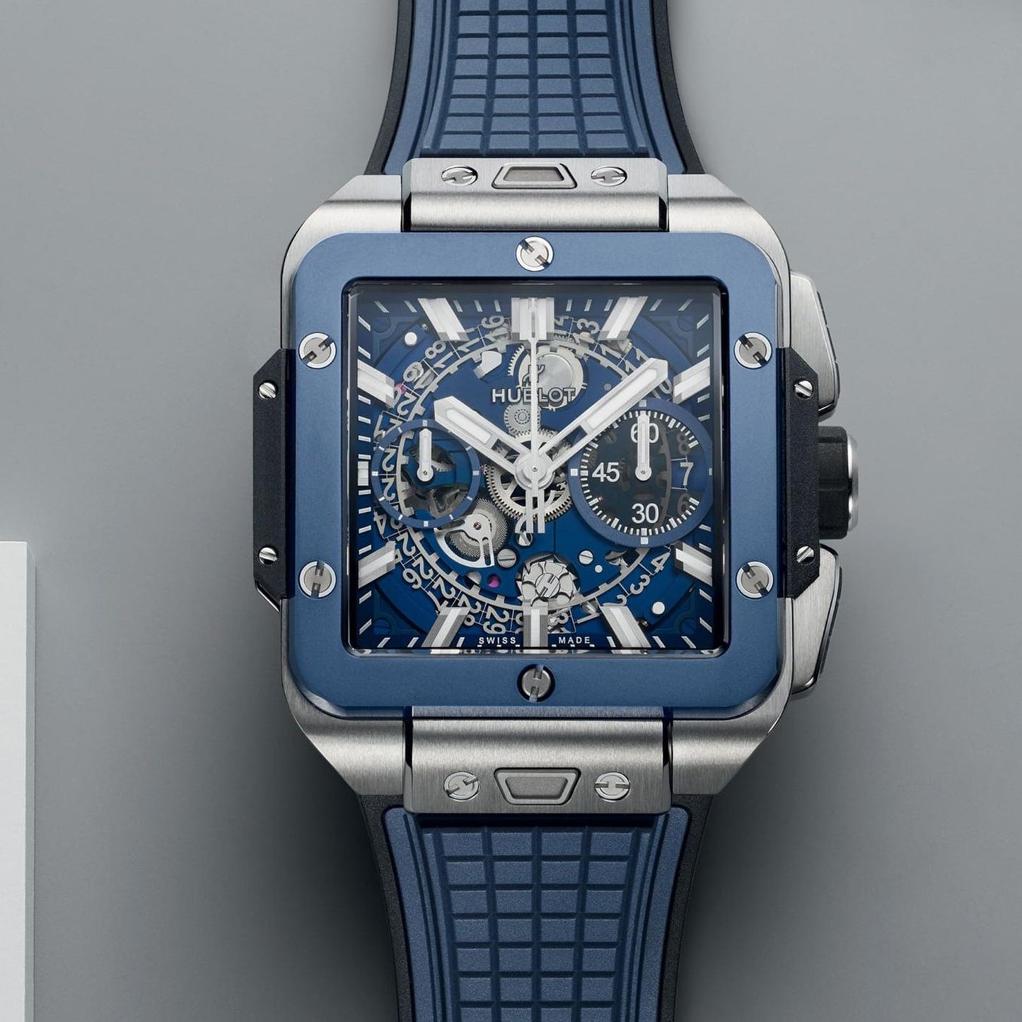 Square Bang Unico Titanium Blue Ceramic