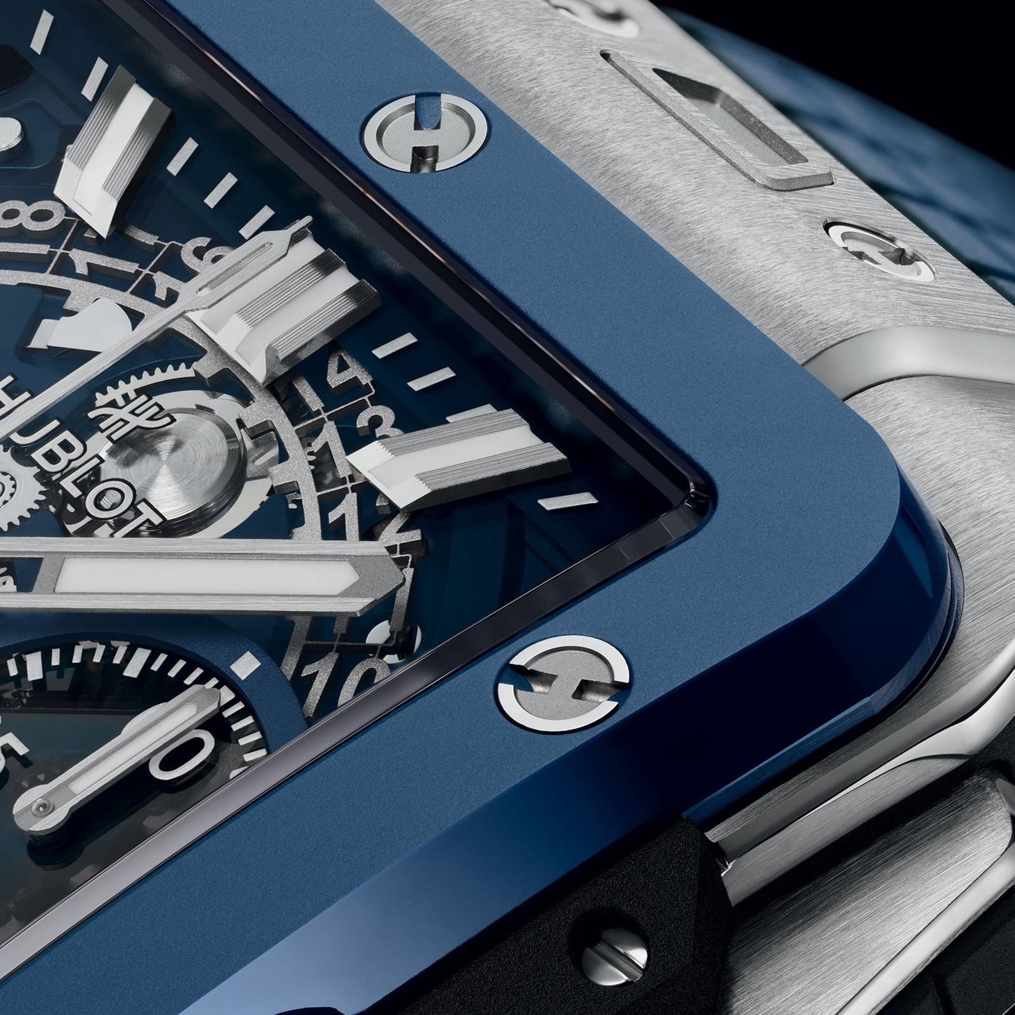 Square Bang Unico Titanium Blue Ceramic