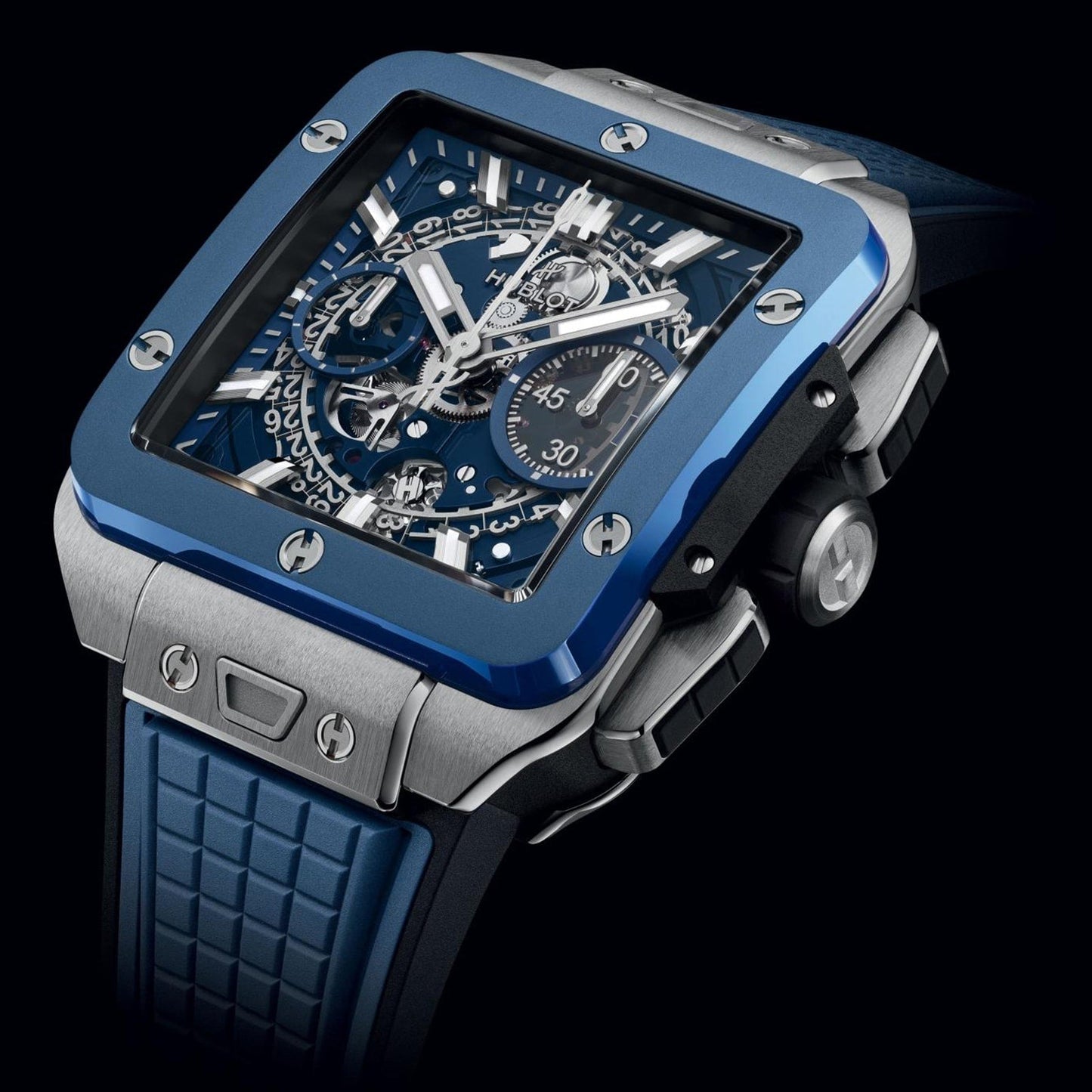 Square Bang Unico Titanium Blue Ceramic