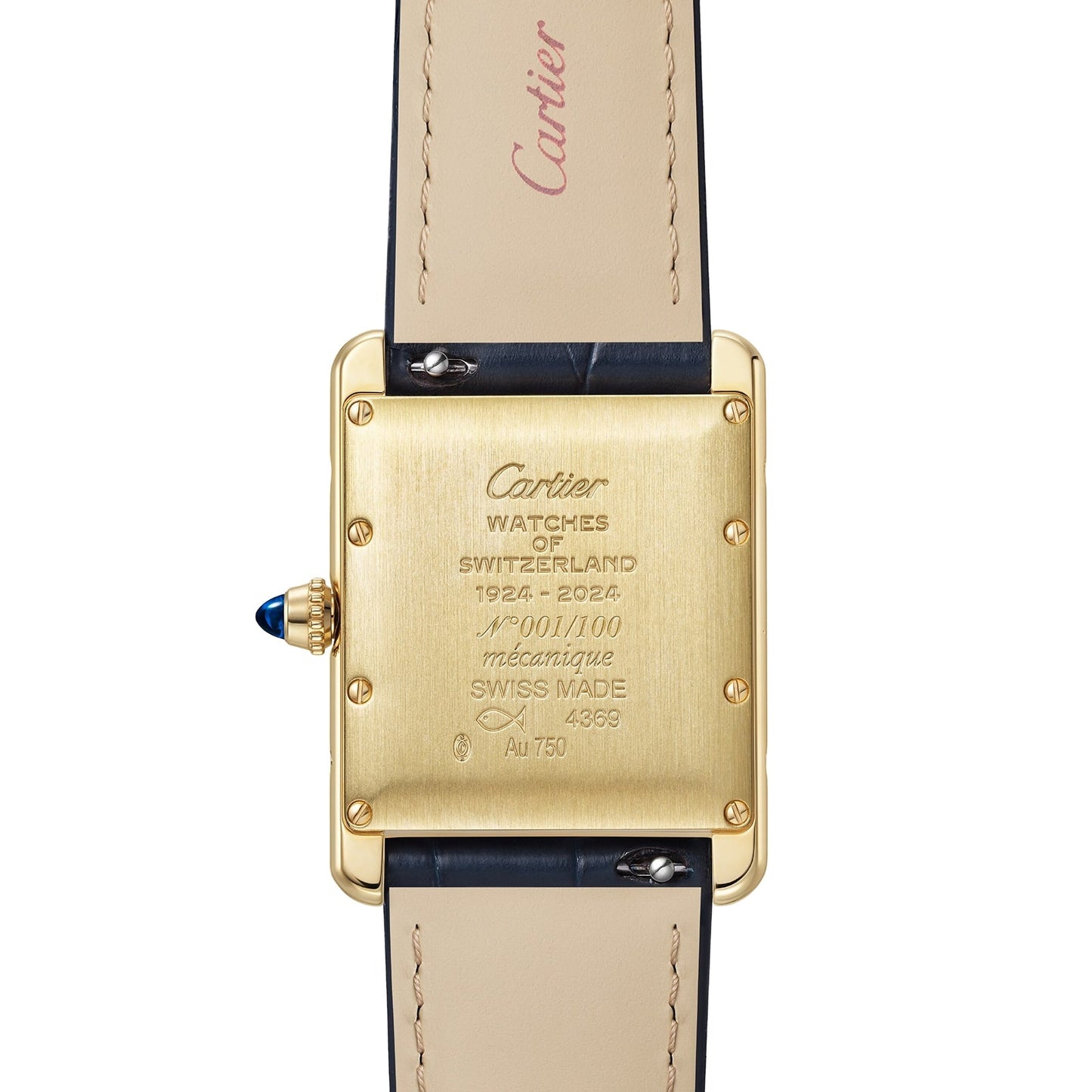 Tank Louis Cartier The Watches of Switzerland 100 Years Anniversary Exclusive