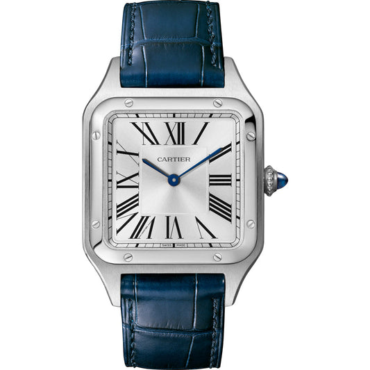 Cartier Santos Dumont 43mm Quartz WSSA0022 Silver Dial