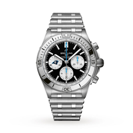 Chronomat B01 42 NFL Caroline Panthers Edition