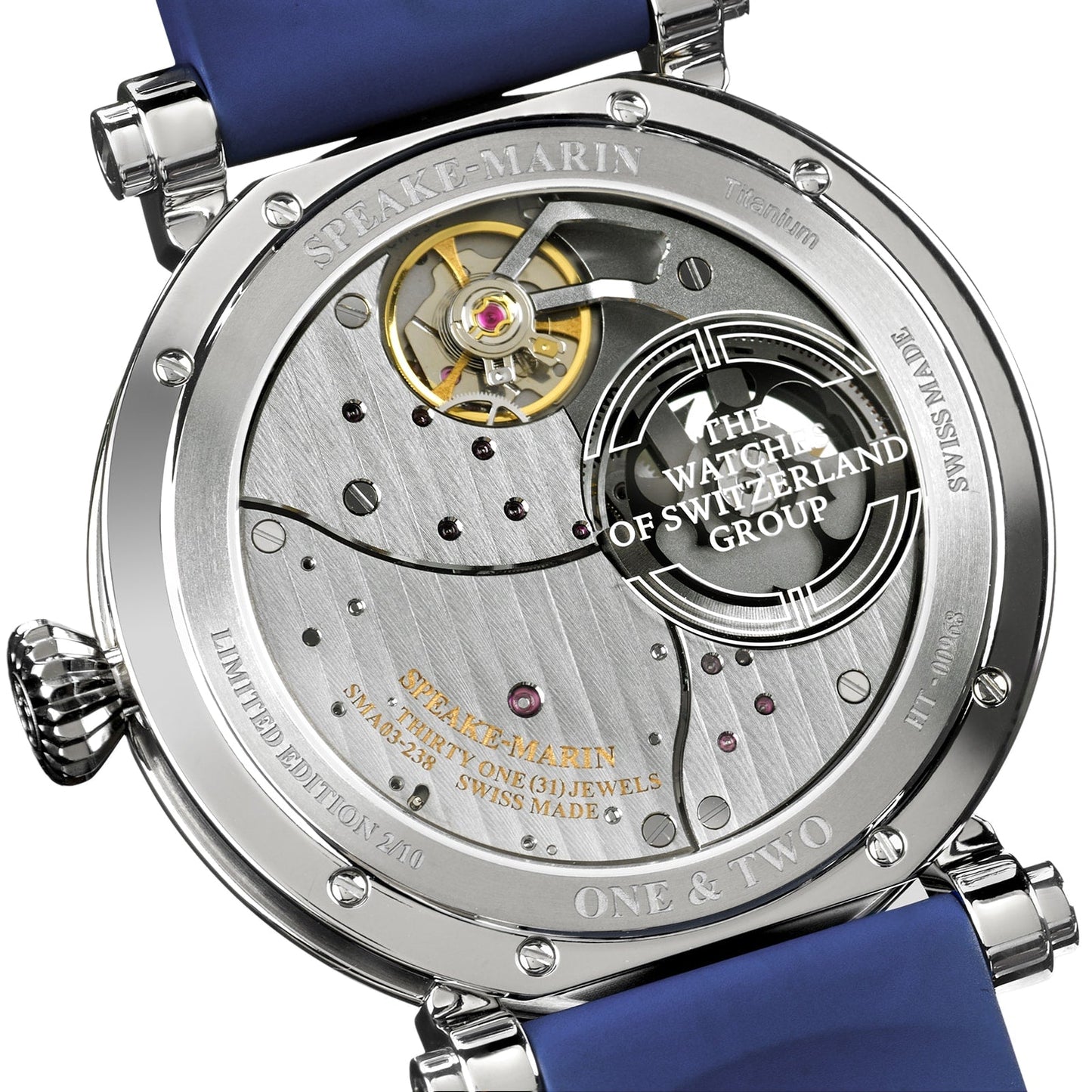 Dual Time Watches of Switzerland Group Edition Blue