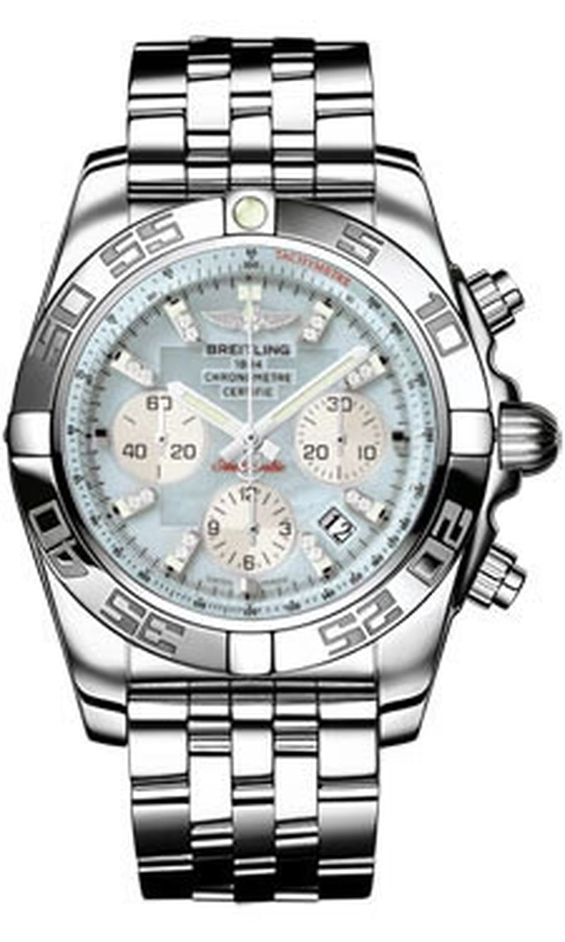 '- Chronomat 44 Steel Polished Bezel - Pilot Bracelet