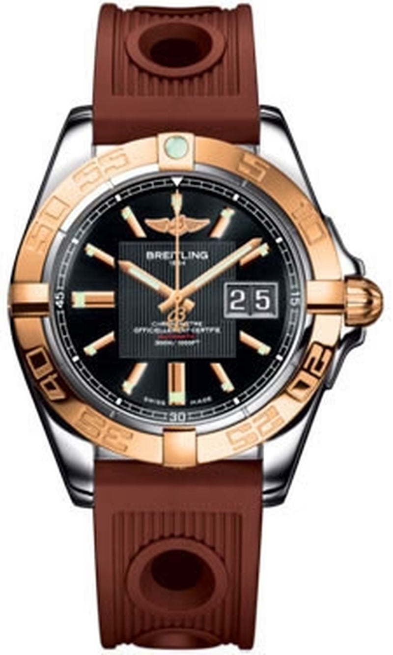 '- Galactic 41 Steel-Rose Gold - Ocean Racer Strap