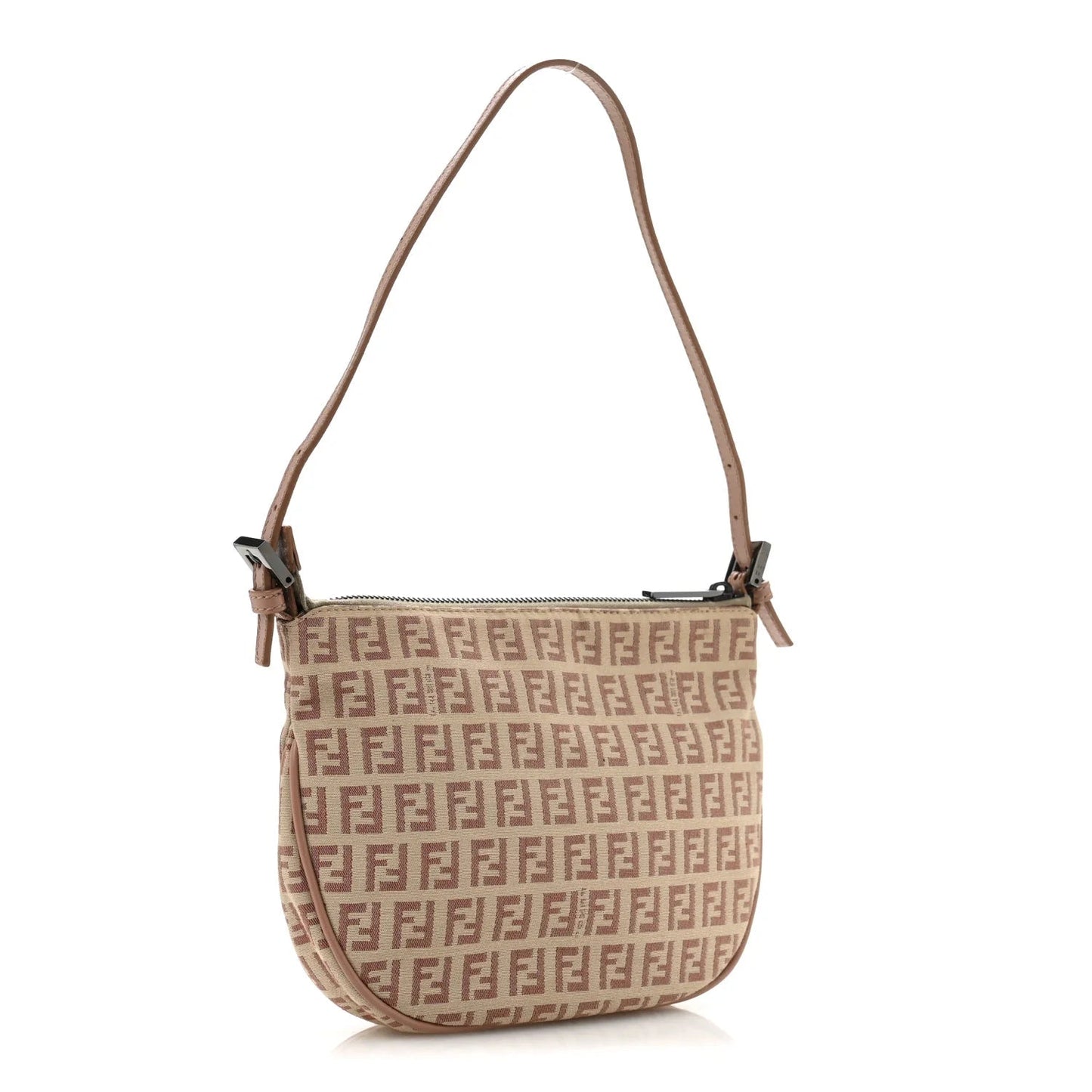 Zucchino Vitello Pochette Beige Bruciato Bois De Rose