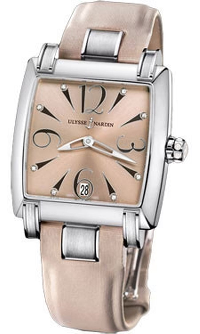 '- Caprice - Stainless Steel - Leather Strap