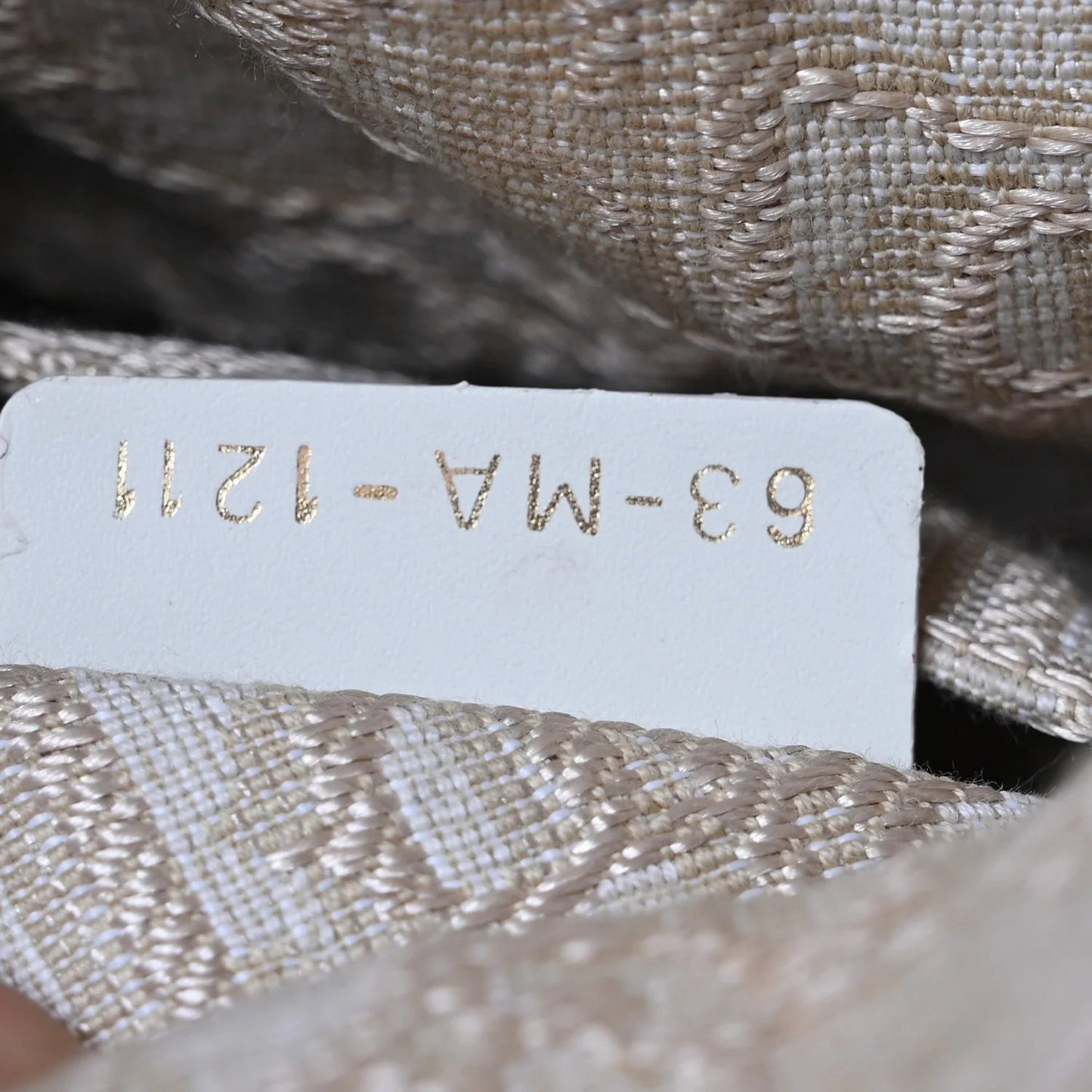 Wicker Oblique Medium Lady Dior Bag Beige