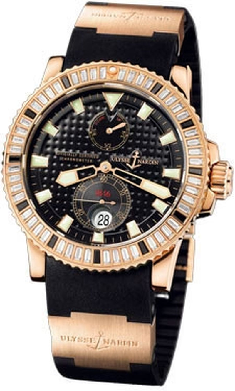 '- Marine Diver 42.7Mm - Rose Gold and Diamonds