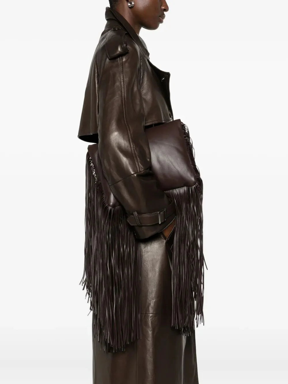 "SOFFYFRINGES" MAXI SOFT FRINGES BAG
