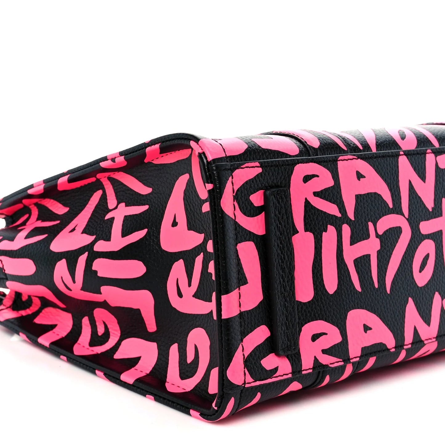 X STEPHEN SPROUSE Grained Calfskin Medium the Tote Bag Pink