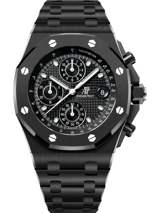 Audemars Piguet Royal Oak Offshore 26238CE.OO.1300CE.01, Chronograph, Black Ceramic, Black Index Dial, 42mm Unworn