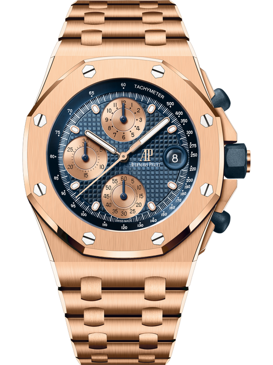 Audemars Piguet Royal Oak Offshore Selfwinding Chronograph "The Beast" 42mm Rose Gold Blue Dial 26238OR.OO.2000OR.01