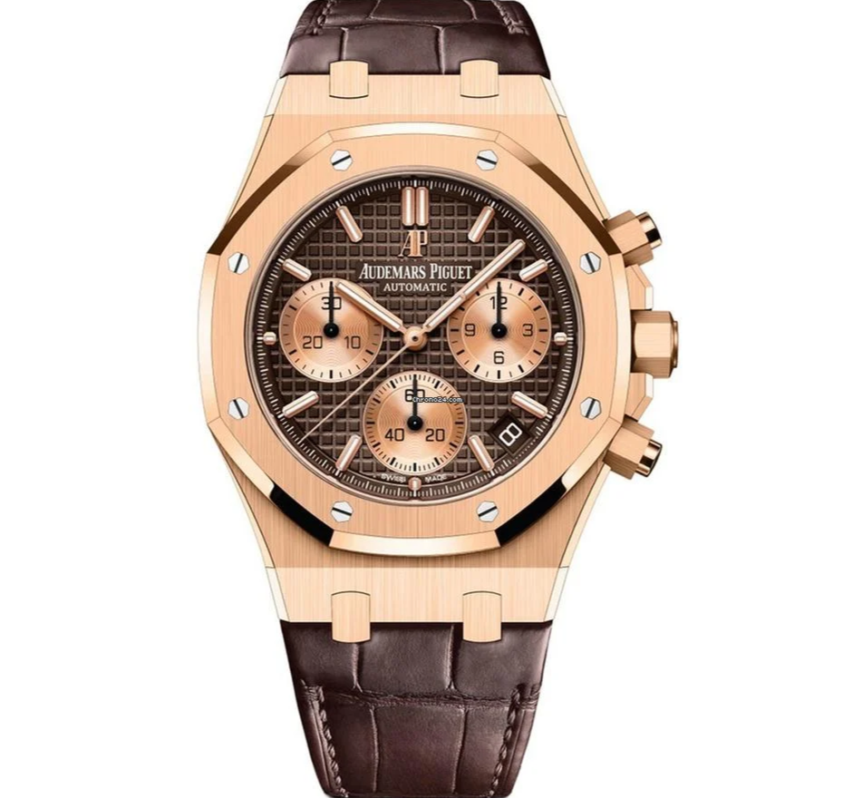 Audemars Piguet Royal Oak 41mm Brown Dial Rose Gold 26239OR.OO.D821CR.01