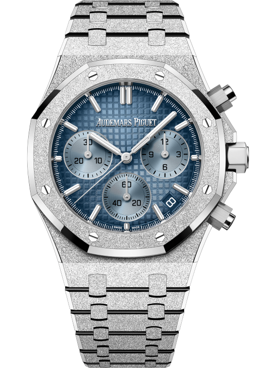 Audemars Piguet Frosted White Gold Royal Oak Chronograph | 26240BC.GG.1324BC.02