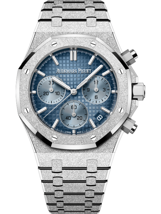 Audemars Piguet Frosted White Gold Royal Oak Chronograph | 26240BC.GG.1324BC.02