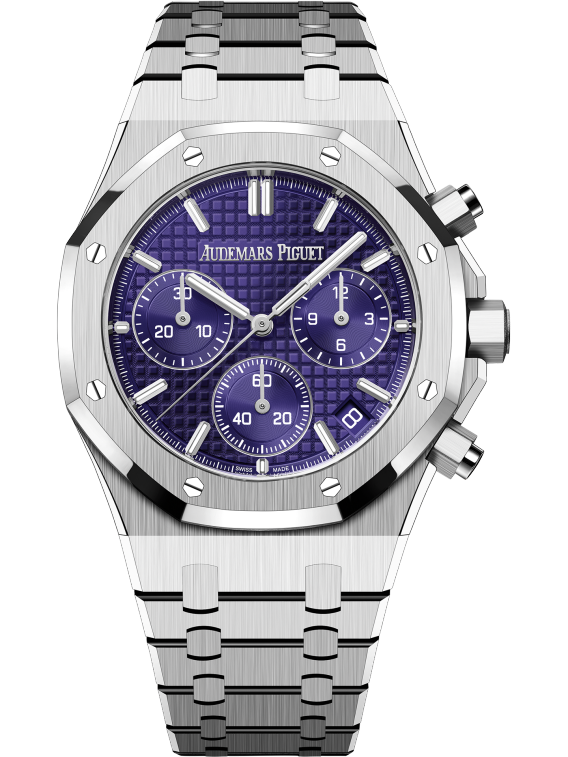 Audemars Piguet Royal Oak Purple Dial White Gold Chronograph | 26240BC.OO.1320BC.01