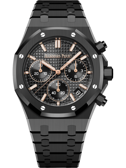 Audemars Piguet Royal Oak 26240CE, Chronograph, Black Ceramic, Black Index Dial