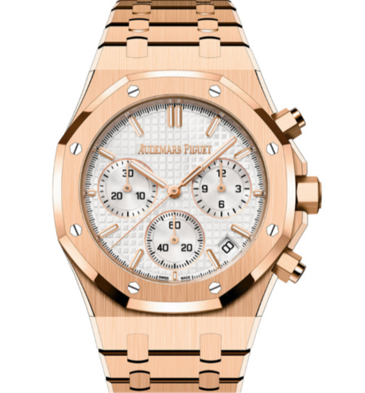 Audemars Piguet Royal Oak 41mm Silver Dial Rose Gold 26240OR.OO.1320OR.03