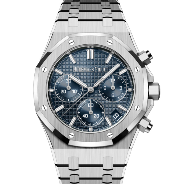 Audemars Piguet Grande Tapisserie Royal Oak 41mm Blue Dial Stainless Steel 26240ST.OO.1320ST.01