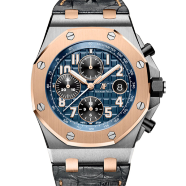 Audemars Piguet Royal Oak Offshore 42mm Blue Dial Stainless Steel & Rose Gold 26471SR.OO.D101CR.01