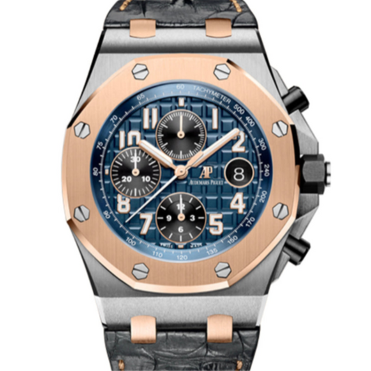 Audemars Piguet Royal Oak Offshore 42mm Blue Dial Stainless Steel & Rose Gold 26471SR.OO.D101CR.01